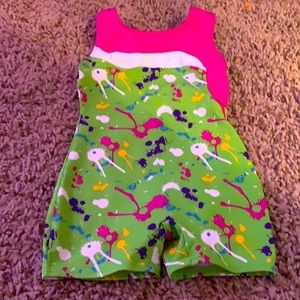 Pant suit paint splatter with diamonds